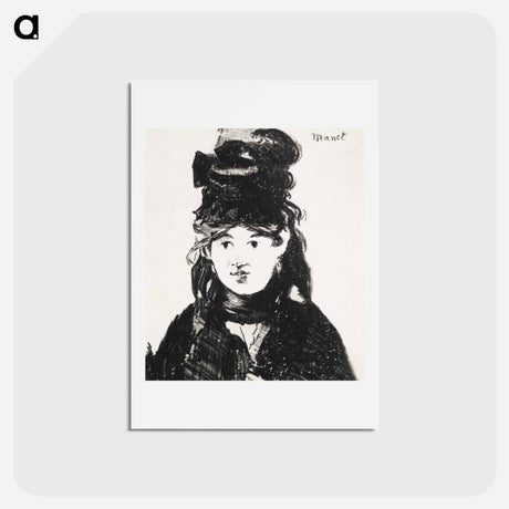 アートポストカード-Berthe Morisot (en noir) [Berthe Morisot (In Black)]
 - イェール大学アートギャラリー Postcard.