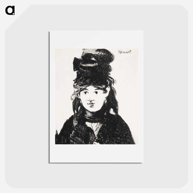 アートポストカード-Berthe Morisot (en noir) [Berthe Morisot (In Black)]
 - イェール大学アートギャラリー Postcard.