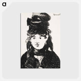 アートポストカード-Berthe Morisot (en noir) [Berthe Morisot (In Black)]
 - イェール大学アートギャラリー Postcard.