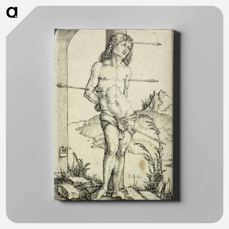 アートパネル-St. Sebastian at the Column - アルブレヒト デューラー Canvas.