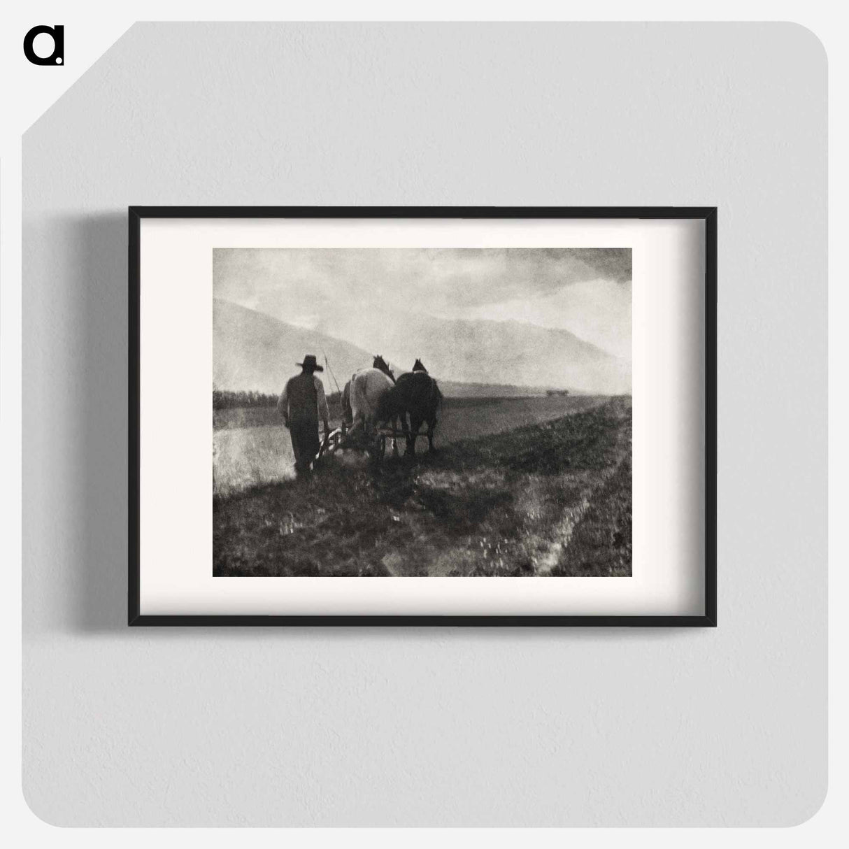Ploughing - アルフレッド スティーグリッツ Poster.