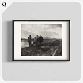アートポスター-Ploughing - アルフレッド スティーグリッツ Poster.