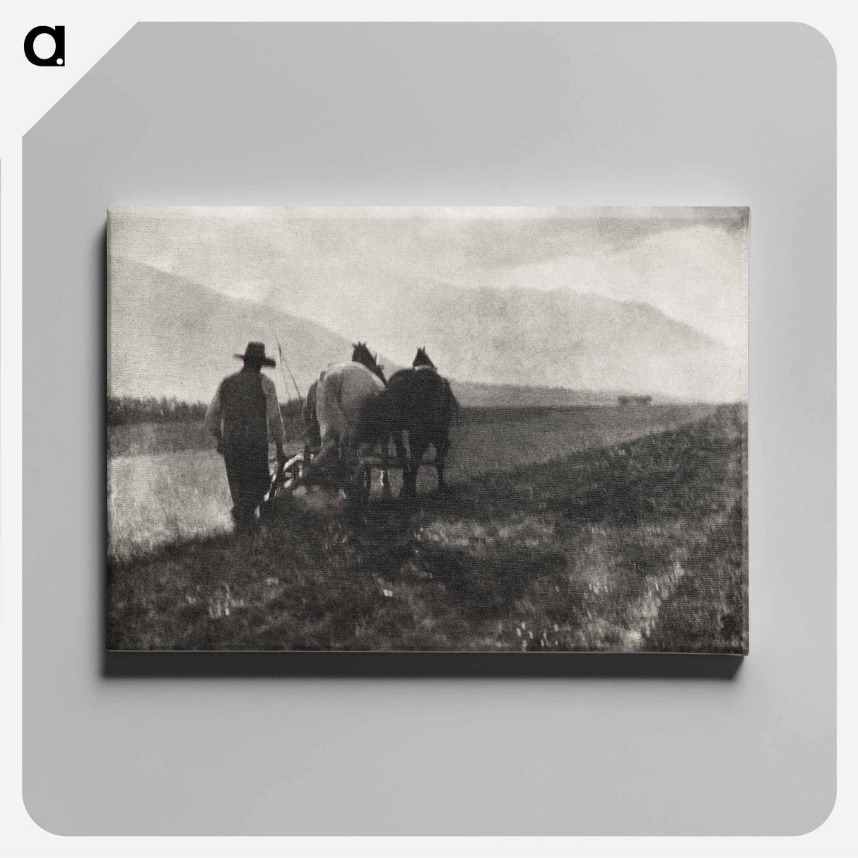 Ploughing - アルフレッド スティーグリッツ Canvas.