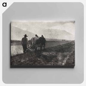 アートパネル-Ploughing - アルフレッド スティーグリッツ Canvas.