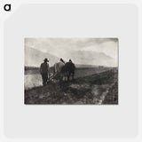 アートポストカード-Ploughing - アルフレッド スティーグリッツ Postcard.
