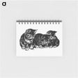 アートメモ帳-Kittens from Cherry Cheeks And Roses
 - 大英図書館 Memo.