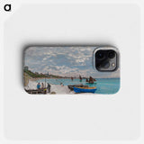 The Beach at Sainte-Adresse - Claude Monet Phone Case.