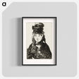 アートポスター-Berthe Morisot in Black - エドゥアール マネ Poster.