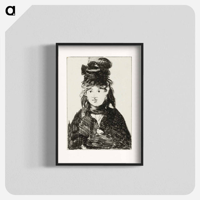 アートポスター-Berthe Morisot in Black - エドゥアール マネ Poster.