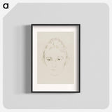 アートポスター-Mrs. Marie Linde - エドヴァルド ムンク Poster.