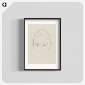 アートポスター-Mrs. Marie Linde - エドヴァルド ムンク Poster.