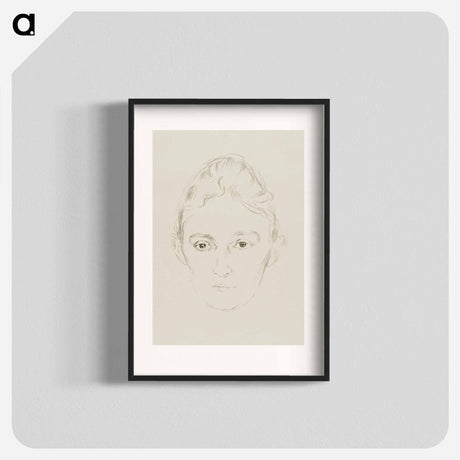 アートポスター-Mrs. Marie Linde - エドヴァルド ムンク Poster.