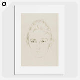 アートポスター-Mrs. Marie Linde - エドヴァルド ムンク Poster.