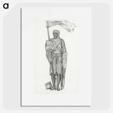 David of Scotland, Earl of Huntingdon - エドワード バーン ジョーンズ Poster.