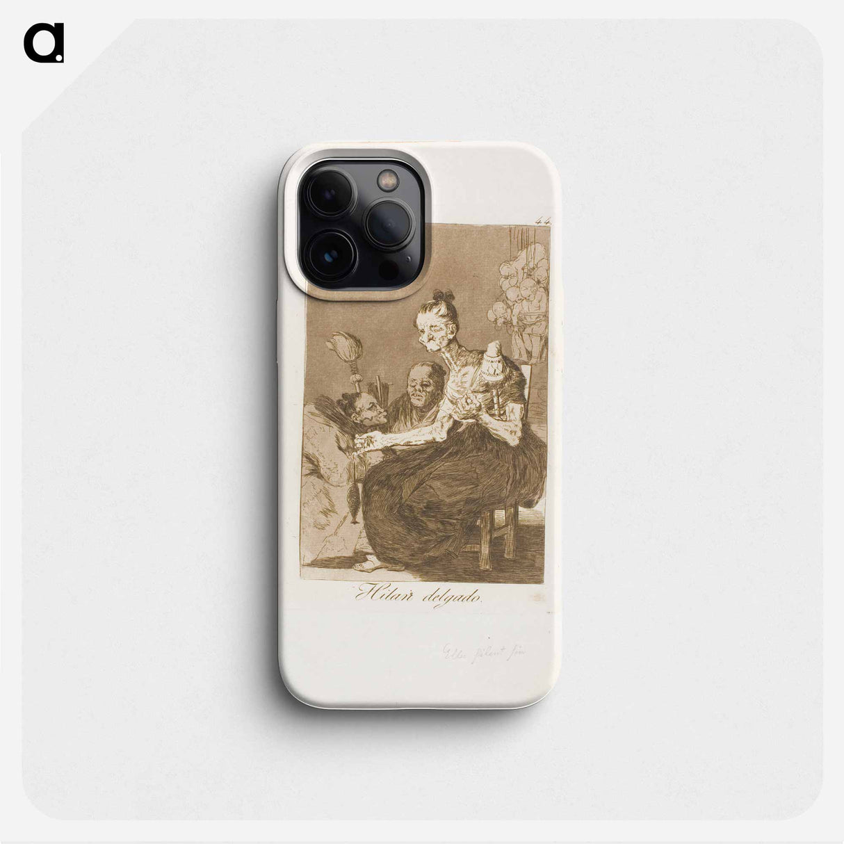 They Spin Finely - Francisco de Goya Phone Case.