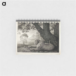 アートメモ帳-A Tyger (A Recumbent Leopard by a Tree)
 - ジョージ スタッブス Memo.