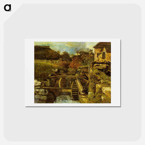アートポストカード-The Ornans Paper Mill - ギュスターヴ クールベ Postcard.