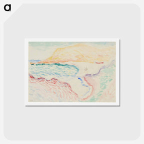 アートポストカード-Paysage Côtier, Collioure - アンリ マティス Postcard.