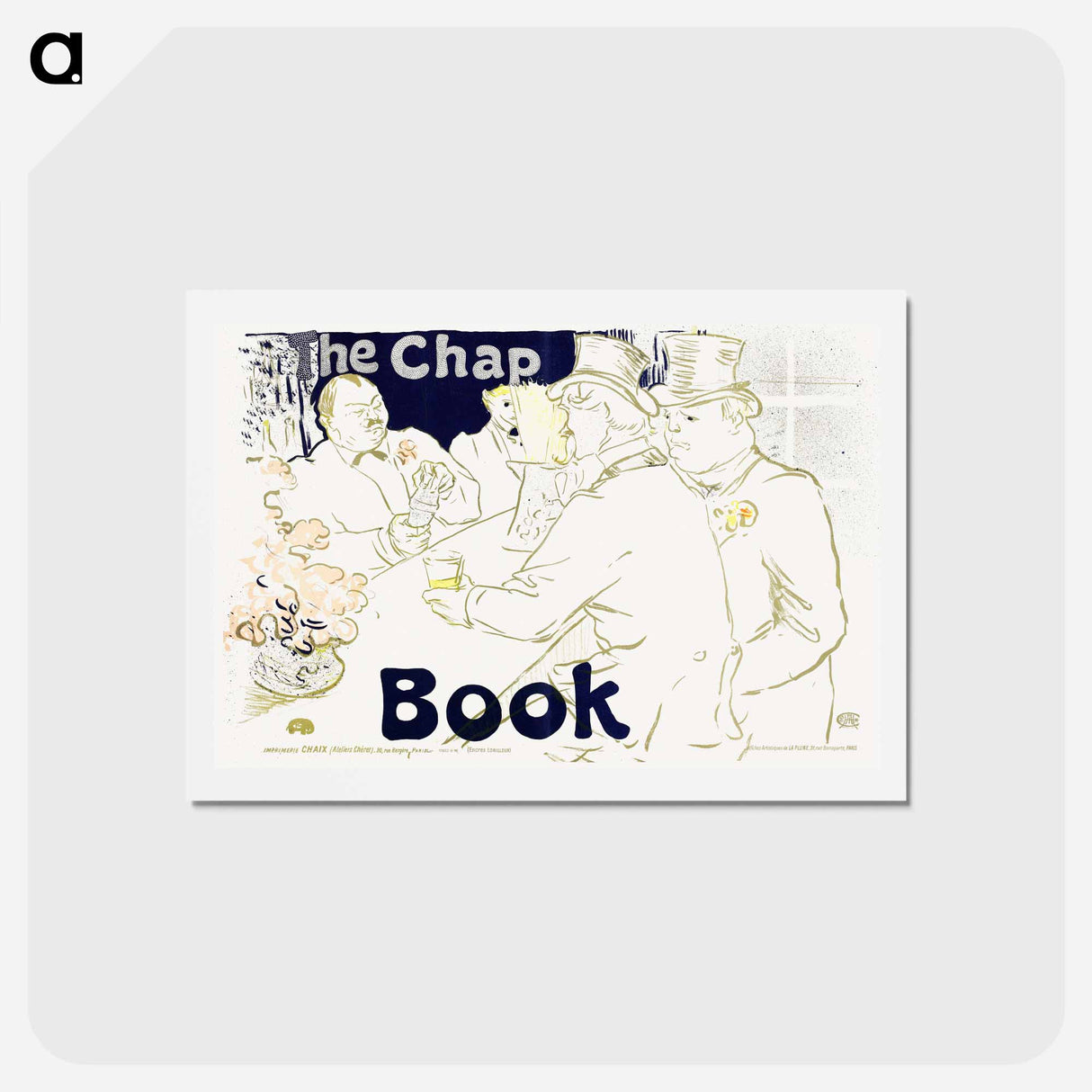 アートポストカード-The Chap / Book - アンリ ド トゥールーズ ロートレック Postcard.