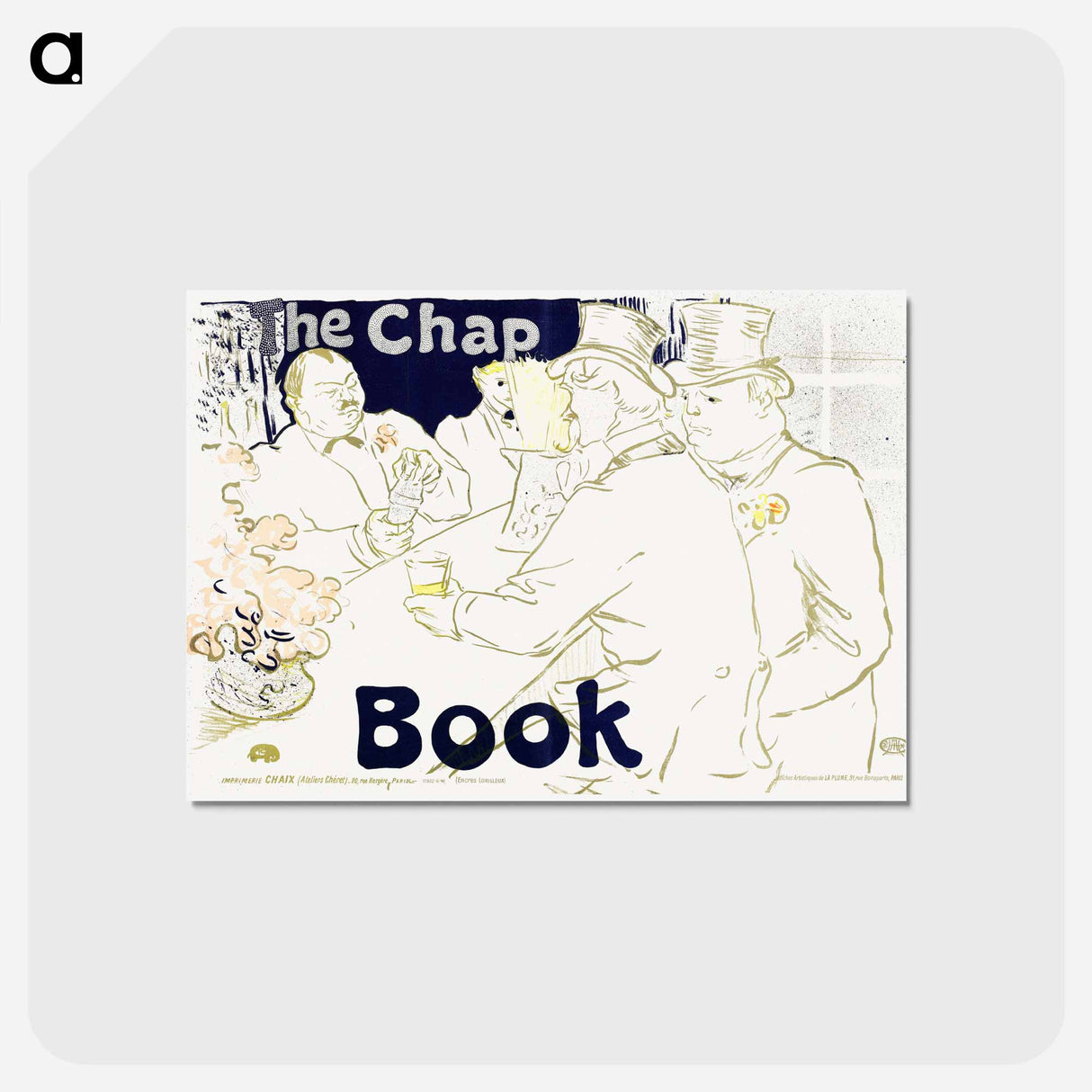 アートポストカード-The Chap / Book - アンリ ド トゥールーズ ロートレック Postcard.