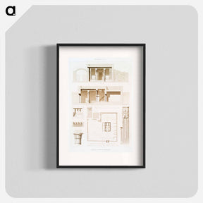 アートポスター-Deir el-Medina Temple
 - エジプト美術史 Poster.