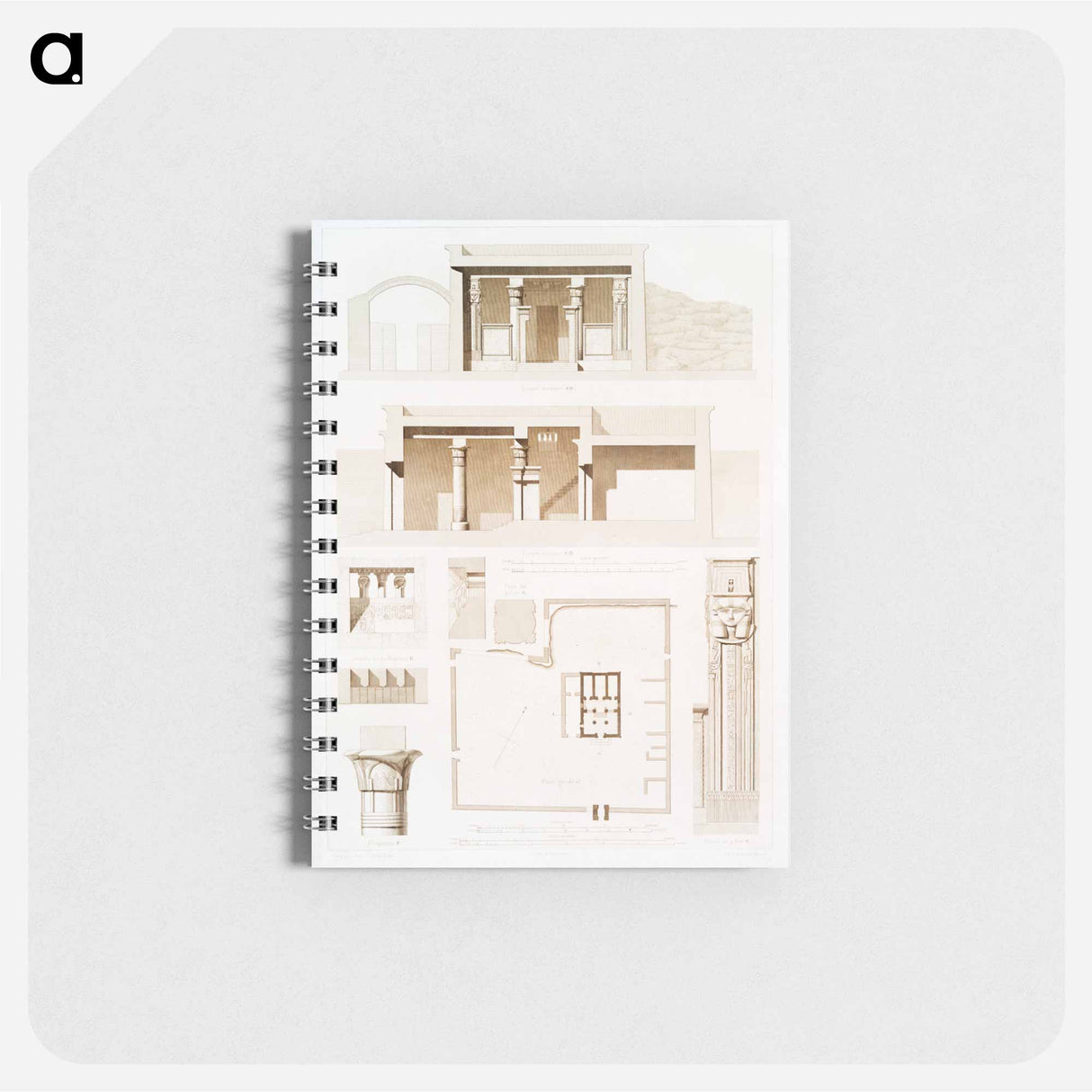 アートメモ帳-Deir el-Medina Temple
 - エジプト美術史 Memo.