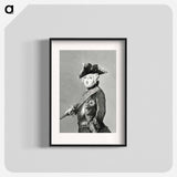 Portrait of Friedrich Wilhelm III - Jean Bernard Poster.