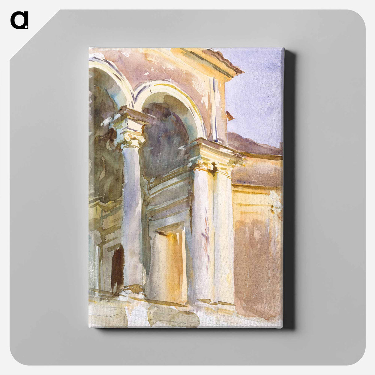 Loggia, Villa Giulia, Rome - John Singer Sargent Canvas.