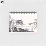 Two boys and a donkey - ユリー デ フラーハ Memo.