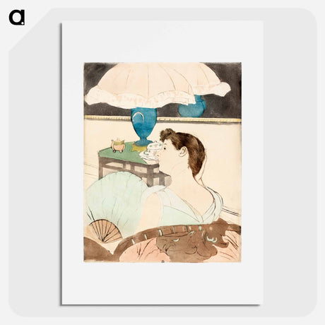 アートポスター-The Lamp - メアリー カサット Poster.