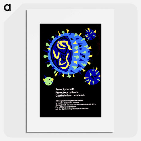 アートポスター-Influenza Vaccination Public Service Announcement
 - 国立医学図書館 Poster.