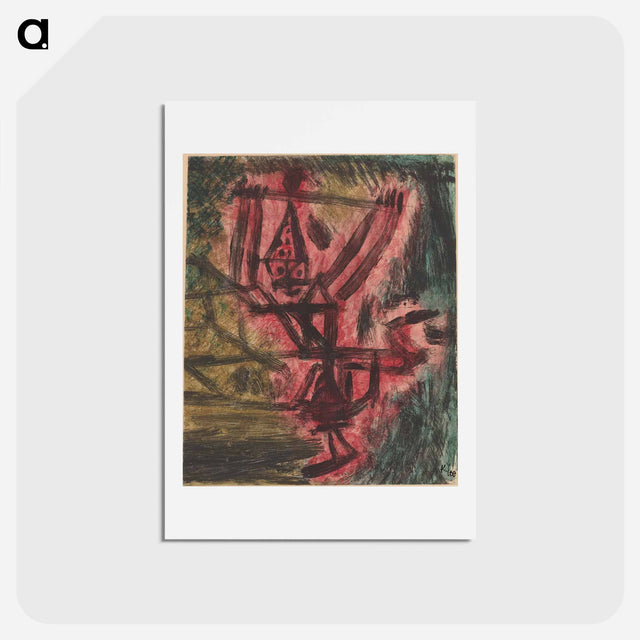 アートポストカード-Feuer Clown I (Fire Clown)
 - パウル クレー Postcard.