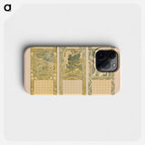 Kalenders voor augustus, juni en december 1904 - テオ ヴァン ホイテマ Phone Case.