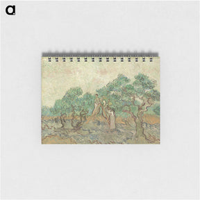アートメモ帳-The Olive Orchard - フィンセント ファン ゴッホ Memo.