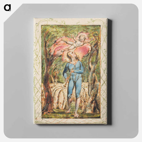アートパネル-Songs of Innocence: Frontispiece - ウィリアム ブレイク Canvas.
