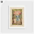 アートポストカード-Songs of Innocence: Frontispiece - ウィリアム ブレイク Postcard.