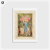 アートポストカード-Songs of Innocence: Frontispiece - ウィリアム ブレイク Postcard.