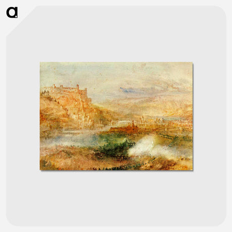 アートポストカード-Ehrenbreitstein and Coblenz - ウィリアム ターナー Postcard.