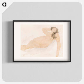 アートポスター-Study of a Nude (lying on side)
 - イェール大学アートギャラリー Poster.