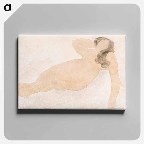 アートパネル-Study of a Nude (lying on side)
 - イェール大学アートギャラリー Canvas.