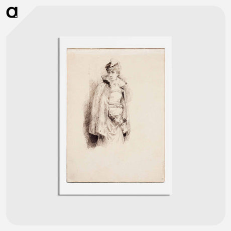 アートポストカード-(unknown) part of a sketchbook - アルバート エーデルフェルト Postcard.