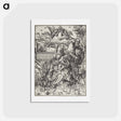 アートポストカード-The Holy Family with Three Hares - アルブレヒト デューラー Postcard.