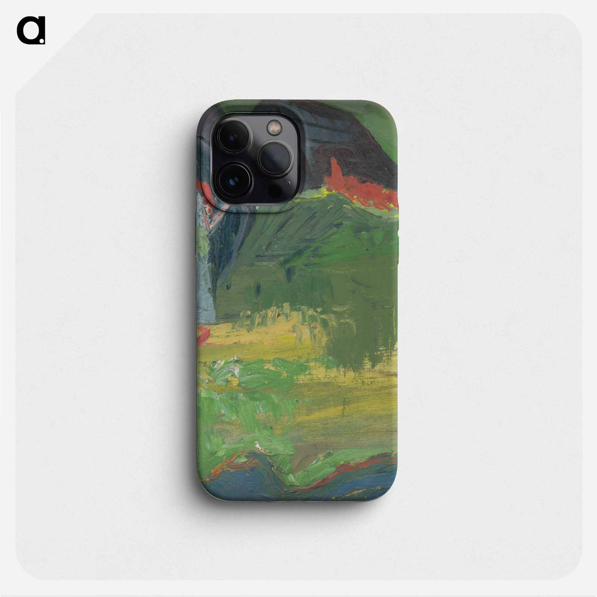 Girl in front of a shepherd's hut - アーノルド ピーター ワイズ クビンチャン Phone Case.