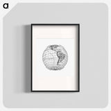 アートポスター-World Atlas from The Practical Teaching of Geography
 - 大英図書館 Poster.