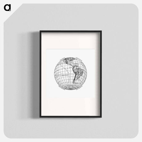 アートポスター-World Atlas from The Practical Teaching of Geography
 - 大英図書館 Poster.