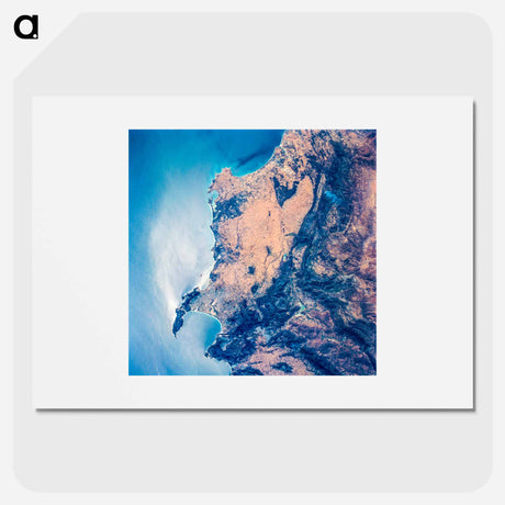 アートポスター-Southern Cape District, South Africa (Nadir View)
 - 上空からの地球 Poster.