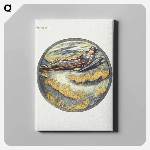 Flame Heath from The Flower Book - エドワード バーン ジョーンズ Canvas.