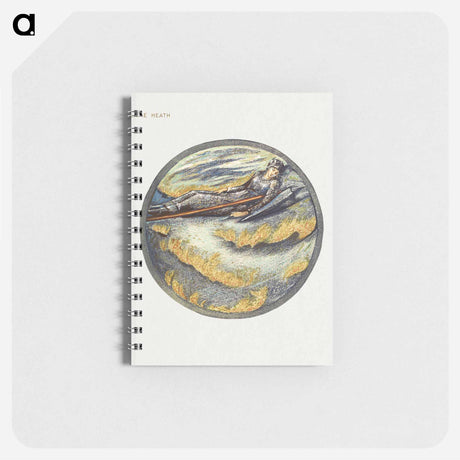 アートメモ帳-Flame Heath from The Flower Book - エドワード バーン ジョーンズ Memo.