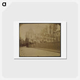 アートポストカード-Rouen, Coin de la Rue Saint-Romain, La Maîtrise
 - ウジェーヌ アジェ Postcard.