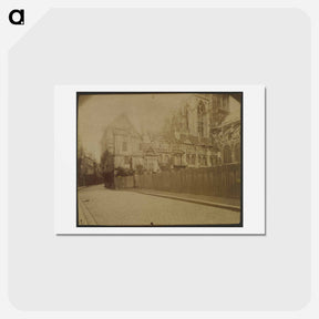 アートポストカード-Rouen, Coin de la Rue Saint-Romain, La Maîtrise
 - ウジェーヌ アジェ Postcard.
